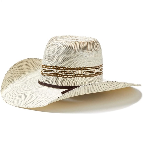 Ariat Other - Ariat Bangora Straw Cowboy Hat size 7 1/4